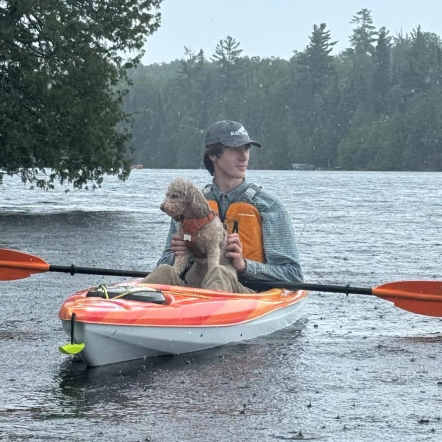 Bennett M. Anderson, kayaking